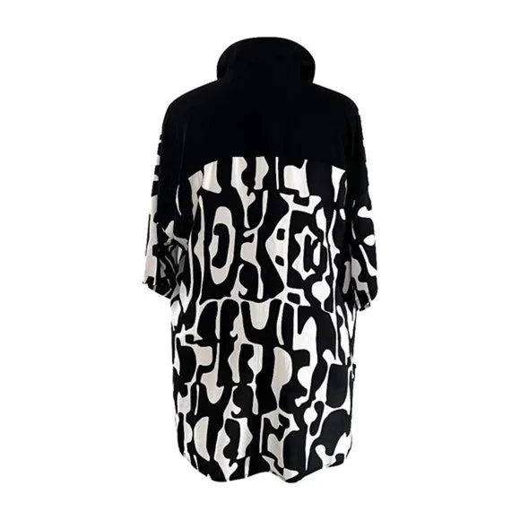 Elegant Darkwin White/Black Pant Suit - Premium Designer Turkish Style - Picture 5 of 9